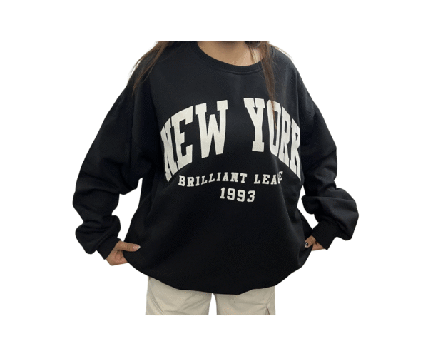 BCDCN01-Sudadera de Dama-Cuello Redondo-100% Algodon-Corte Normal