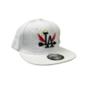 BG20-GORRA DE L.A-SNAPBACK-BROCHE AJUSTABLE-COLOR BLANCO-STREETWEAR