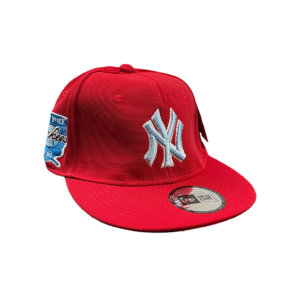 AH003-GORRA DE N.Y-SNAPBACK-BROCHE AJUSTABLE-COLOR ROJO-STREETWEAR