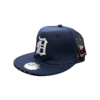AH002-GORRA DE L.A-SNAPBACK-BROCHE AJUSTABLE-COLOR AZUL MARINO-STREETWEAR