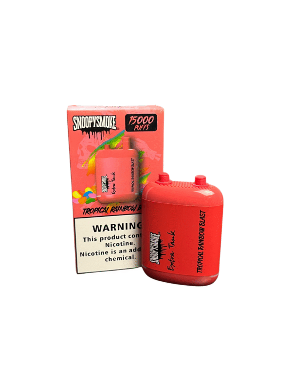 SnoopySmoke Disposable 15000 puffs-TROPICAL RAINBOW BLAST (Grajeas)
