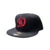 BG21-GORRA DE L.A-SNAPBACK-BROCHE AJUSTABLE-COLOR NEGRO-STREETWEAR
