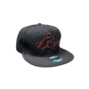 BG22-GORRA DE A OAKLAND ATHLETICS-SNAPBACK-BROCHE AJUSTABLE-COLOR NEGRO-STREETWEAR