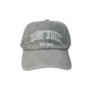 BG32-GORRA DE NEW YORK-CURVA-BROCHE AJUSTABLE-COLOR GRIS CLARO-STREETWEAR