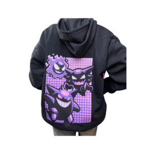 AP003-Hoodie StreetWear-Estampada Pokemon-100% Algodón